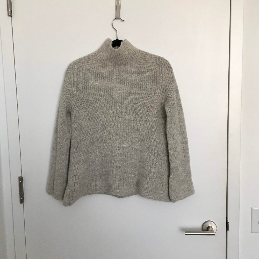 Reformation - Knitted Mock Neck Sweater